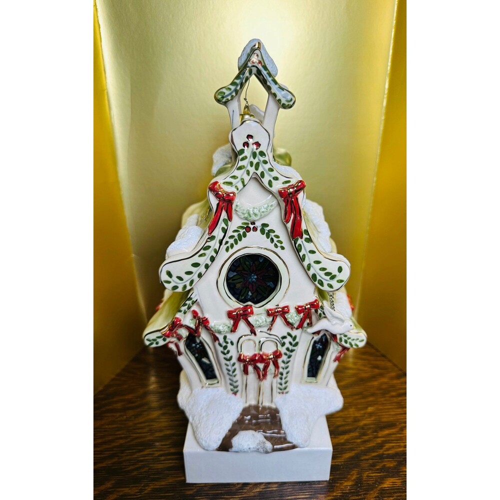 VTG Blue Sky Clayworks "Christmas Splendor Church" Luminary – Heather Goldminc